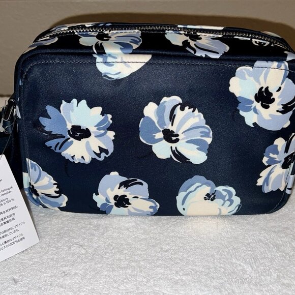 🌸 NWT Kate Spade Chelsea Regal Floral Crossbody + Coin Pouch — Navy - Picture 7 of 11